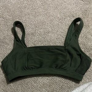 Kona Sol Olive Ribbed Bralette
